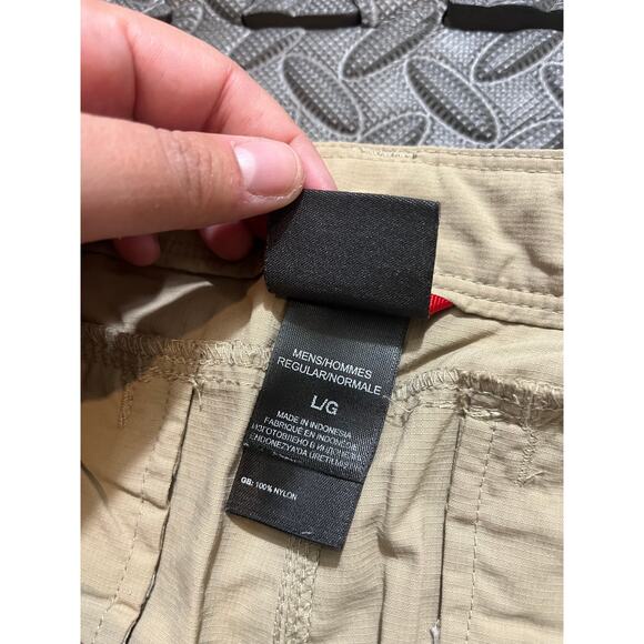 The North Face Mens Nylon Ripstop Hiking Pants Outdoors Gorpcore Beige Size L - Picture 3 of 9